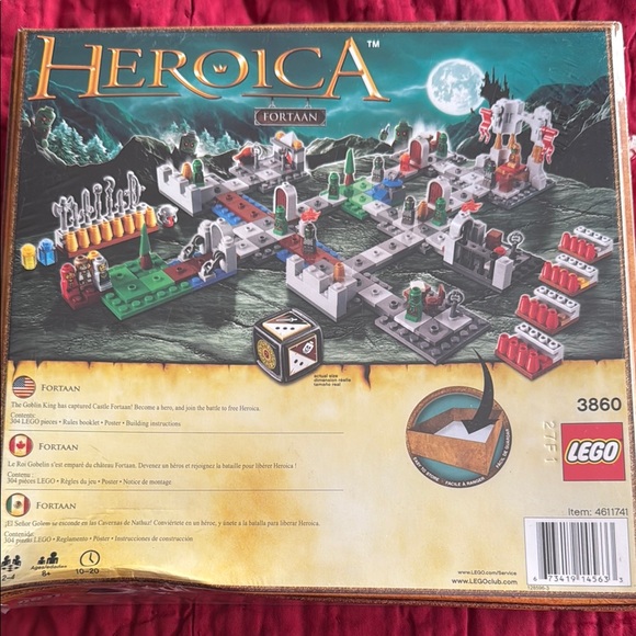 Lego Heroica Fantasy Adventure Board Game - Rich Medieval Colors - Picture 2 of 3